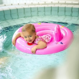 Baby Zwemzitje roze 0-1 jaar