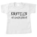 T-Shirt - Knuffelen op eigen risico