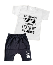 ZOMER SET | T-shirt + korte broek - Picked up by ladies