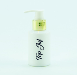 Body Lotion Met Metallic Gouden Pompje | met naam