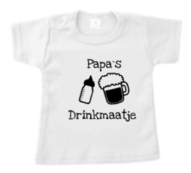 T-Shirt - Papa`s drinkmaatje | Mama's drinkmaatje
