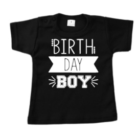 Verjaardag t-shirt met naam - leeftijd | Birthday Boy