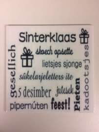 Tegeltje sinterklaas/ Friese tekst