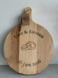 Borrelplank Bruiloft
