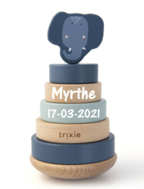 Trixie | Houten stapeltoren - Olifant