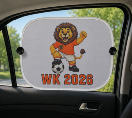 Set van 2 zonneschermen  | Oranje leeuw WK 2026