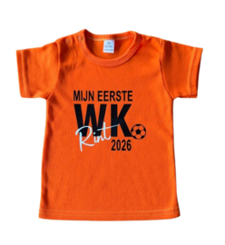KIDS T-Shirt | mijn eerste WK 2026 + naam