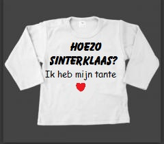 Shirt | Hoezo Sinterklaas? Ik heb mijn tante!
