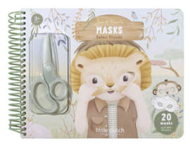 Little Dutch | boek met schaar Safari Friends