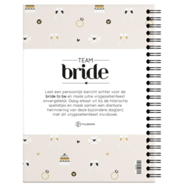 Vrijgezellenfeest boekje 'Team Bride' - 25 personen