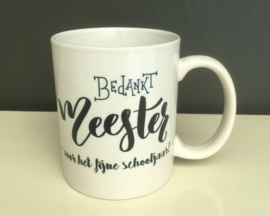 Mok | Bedankt meester/juf