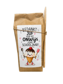 Ijsmix + pollepel | Bedankt voor het onwIJS leuke schooljaar