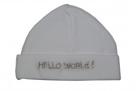 Baby Muts Hello World (zilver)