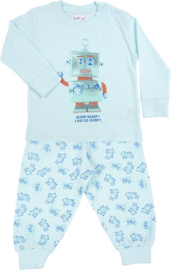 Pyjama Robot Go To Sleep - Blauw