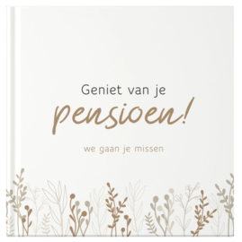 Afscheidsboek pensioen – Invulvragen voor 25 personen – Flowers