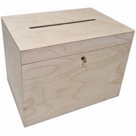 Houten enveloppendoos