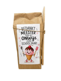 Ijsmix + pollepel | Bedankt voor het onwIJS leuke schooljaar