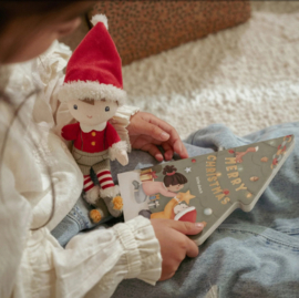 Little Dutch | Kerstboek met knuffel Jim - Giftset