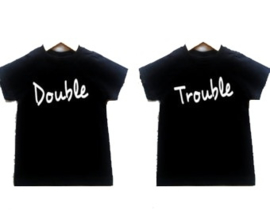 Tweeling shirtjes -  Double Trouble