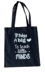 Tas katoen | It takes a big heart to teach little minds