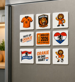 Oranje Koelkastmagneten – WK 2026 Collectie