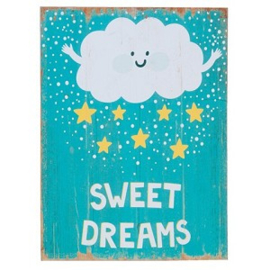 Clayre & Eef Tekstbord sweet dreams