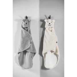 Wikkeldeken Teddy Bear - off white