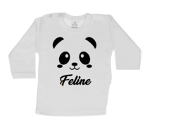 Shirt met naam / panda