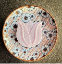 Keramiek Schaaltje  – Marrakech Oranje/Blauw |Home Breeze – 9 cm