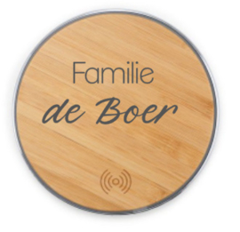 Draadloze telefoonoplader | Familie