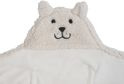 Wikkeldeken Teddy Bear - off white