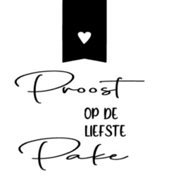 Fles etiket | Proost op Pake