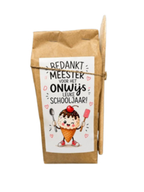 Ijsmix + pollepel | Bedankt voor het onwIJS leuke schooljaar