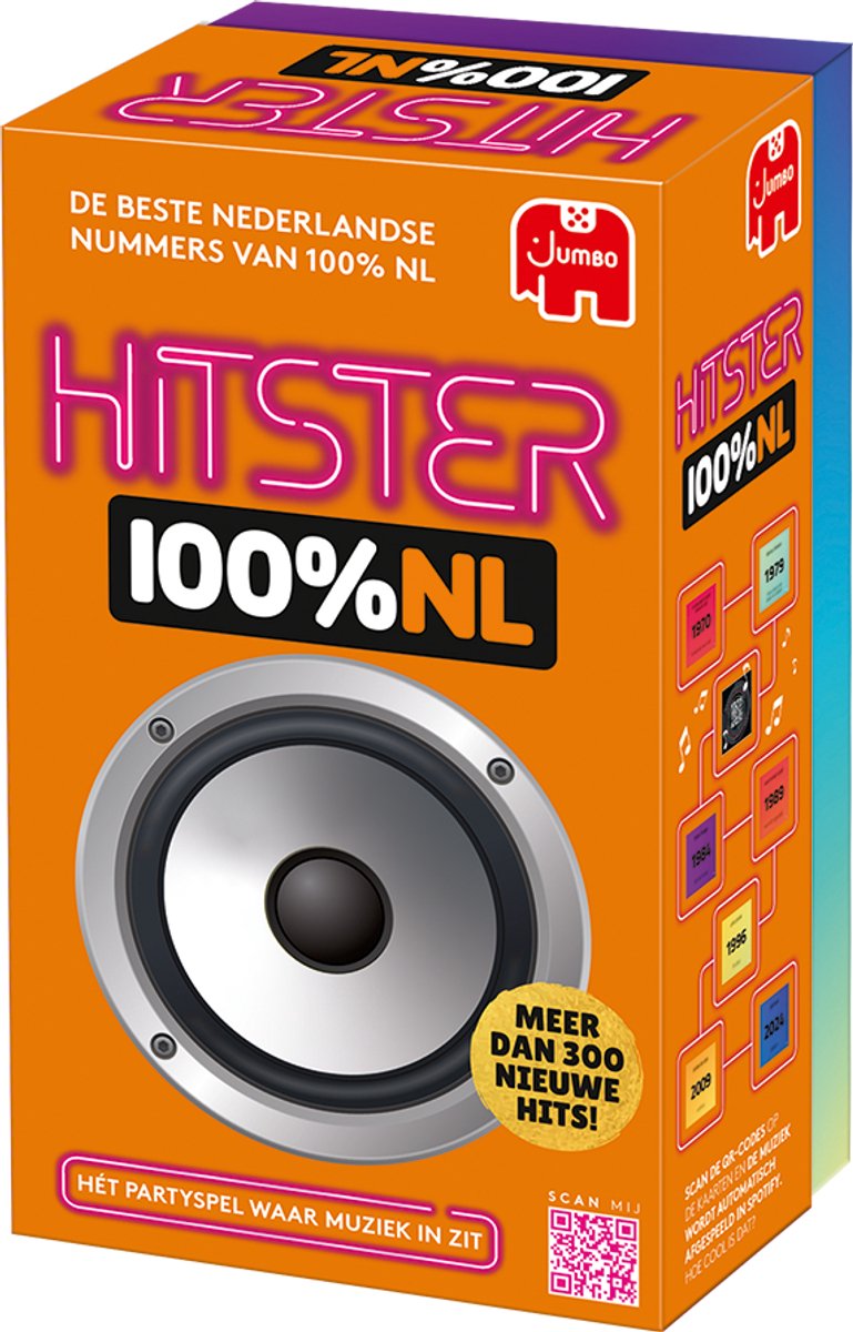 Hitster 100% NL- Nederlandstalig Partyspel
