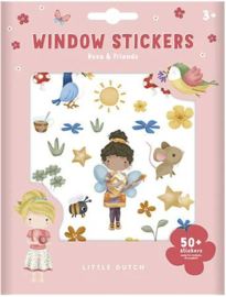 Raamstickers Rosa & Friends
