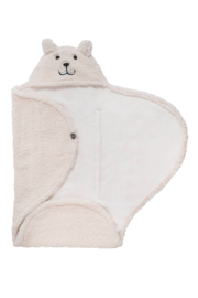 Wikkeldeken Teddy Bear - off white