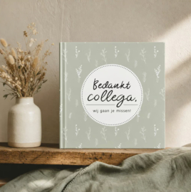 Afscheidsboek Bedankt Collega – Twigs