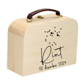 Houten koffertje | Sterrenbeeld
