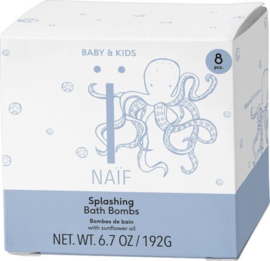 NAÏF - Splashing Bath Bombs Bruistablet (8st)