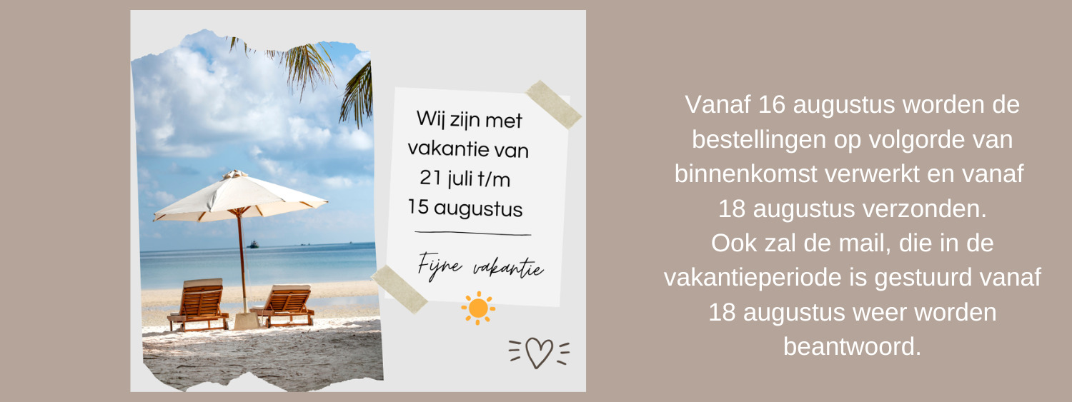 Vakantie zomer 2025