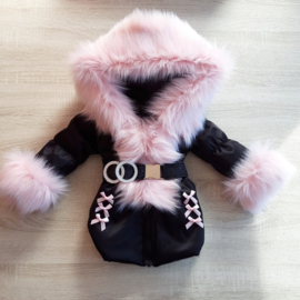 Children's coat Fur collar jacket Girls Winter coat Imitation Fur