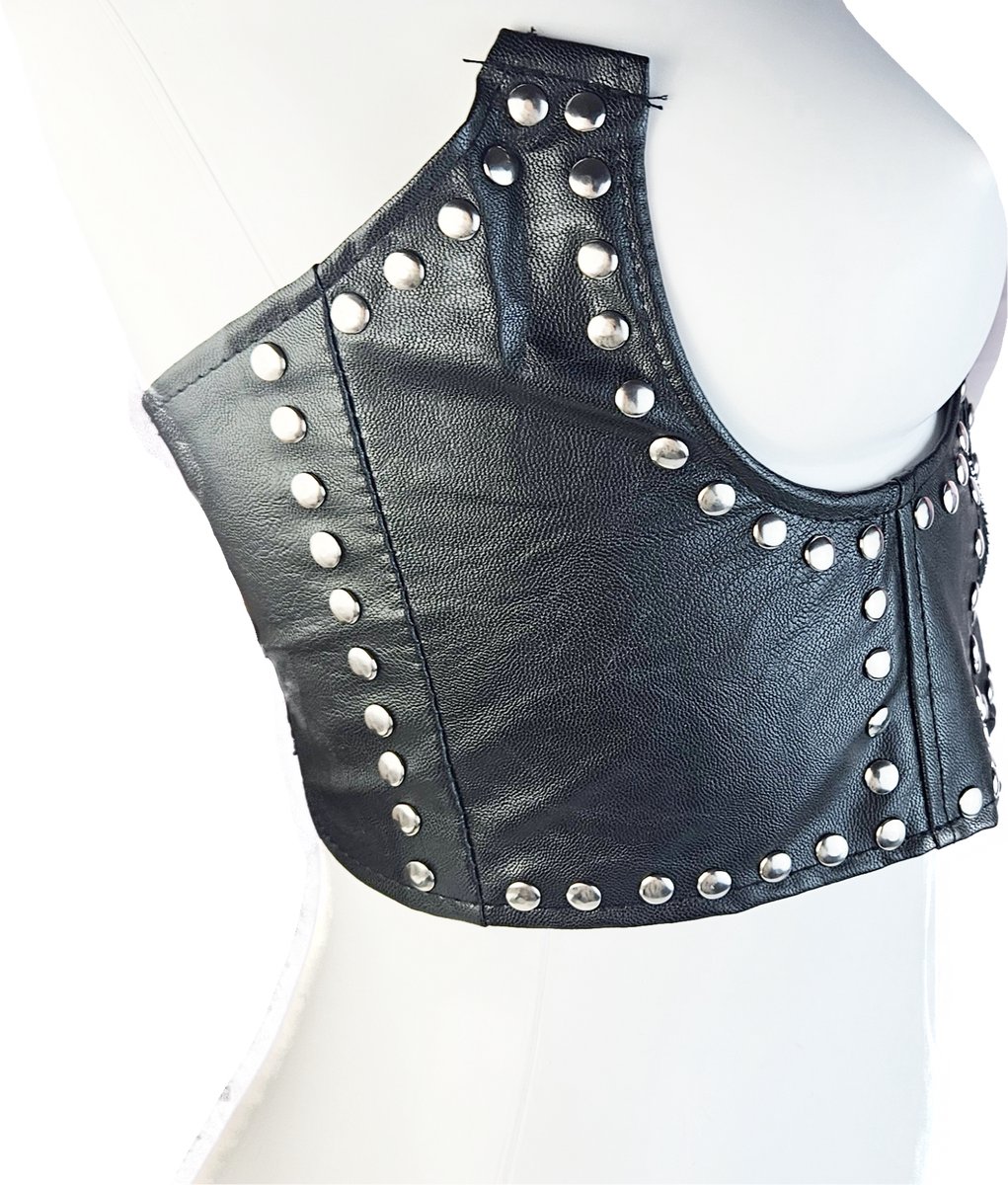 BamBella ® - Riem Maat S M L - Korset top Mode Body Gothic Goth taille riem met glitter korset belt