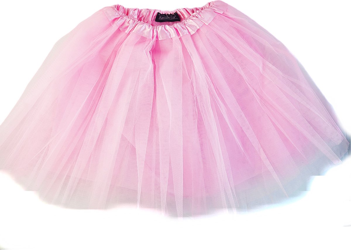 BamBella® - Onesize - Wit tule rok poffig Tulle laagjes rokje rok dames