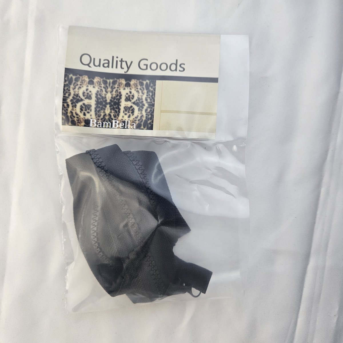 BamBella Rits - 1 stuk - 70cm - Dubbel zijdig 2 zijden zwart nylon Deelbaar grote dikke rits kleermaker ritsen bloktanden deelbare fourniture voor naaien hobby kleding maken