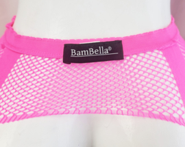 BamBella ® - Panty -Onesize - gaas maillot dunne pantys Dames - Onesize - sexy Erotische lingerie van kant