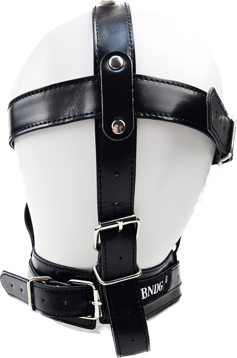 BNDGx® - Extreme BDSM Masker - Nep Leer - Met Gag - SM
