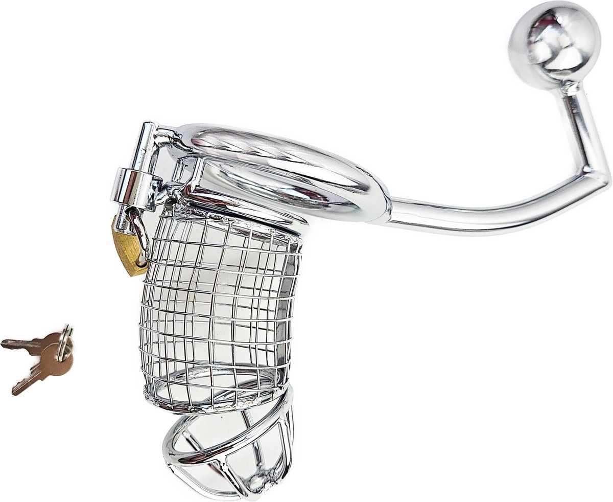 BNDGx® - kuisheidgordel Kuisheidskooi voor mannen -met slot dildo- Penis Kuisheids gordel man penis kooi Strap band bondage