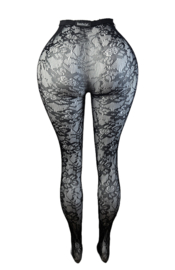 BamBella ® - Panty -Onesize - gaas maillot dunne pantys Dames - Onesize - sexy Erotische lingerie van kant