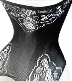 BamBella ® - Panty pak -Onesize - body suit - Dames - Onesize - Erotische jumpsuit van kant lingerie