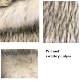 Winterjas blauw heren met grote bontkraag jas imitatiebont jack